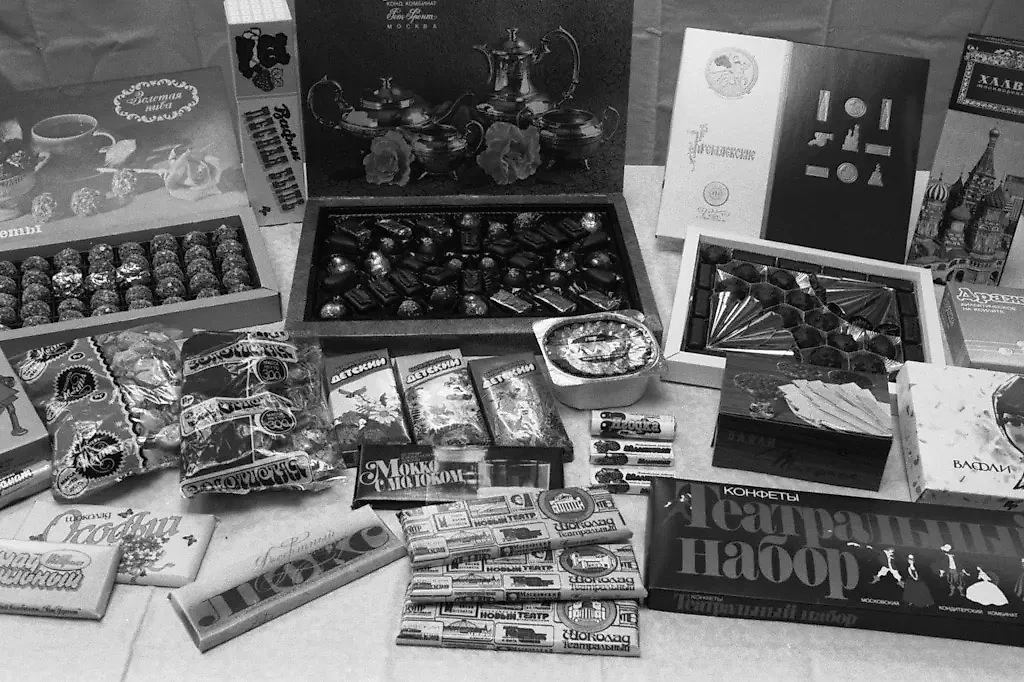 Легендарный шоколад СССР позиционировался как вкуснейшая сладость для представителей сильного пола. Фото © ТАСС