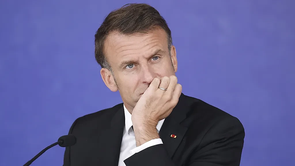 Президент Франции Эмманюэль Макрон. Фото © ТАСС / EPA / LUDOVIC MARIN