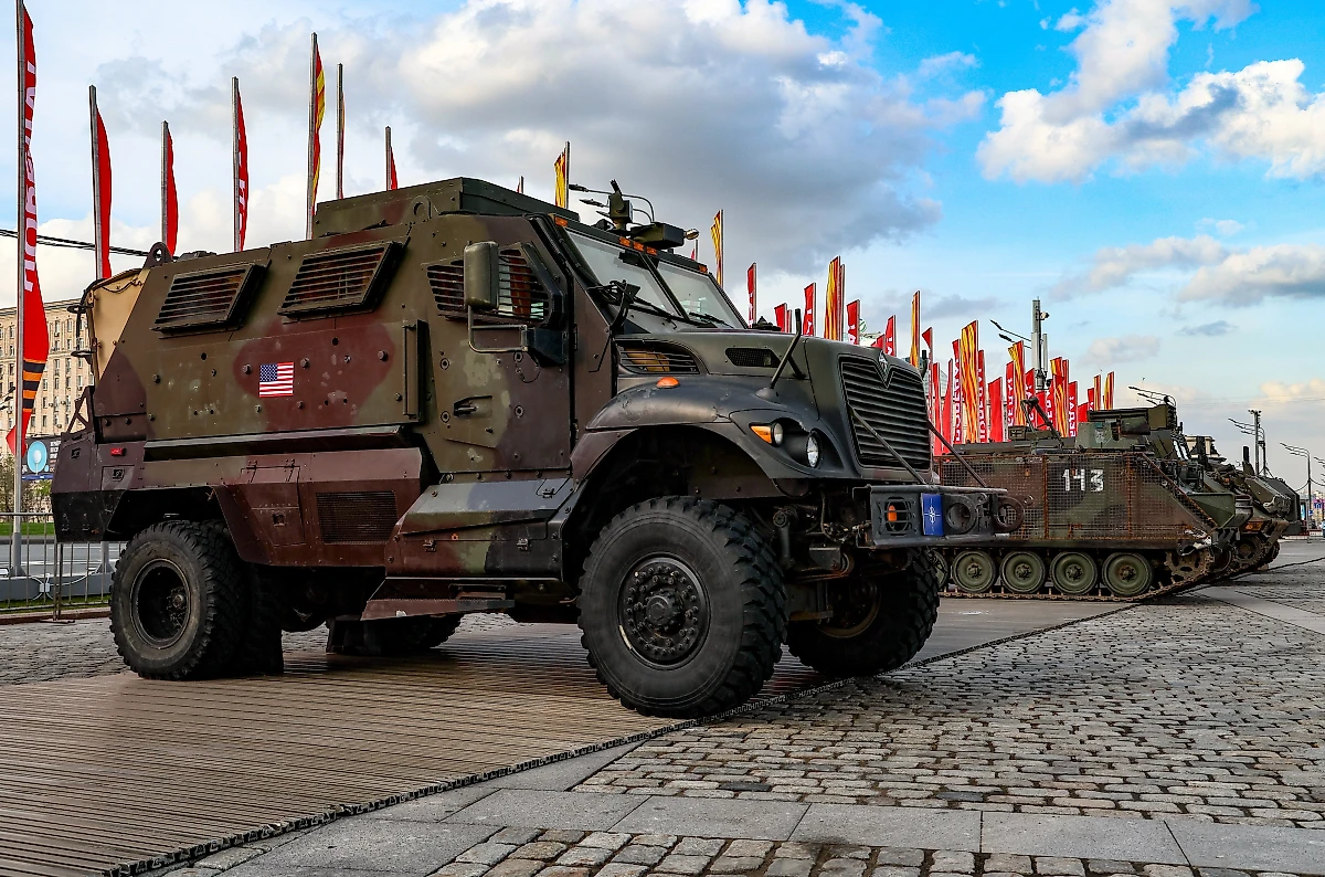 Американский бронеавтомобиль International MaxxPro. Фото © ТАСС / Сергей Булкин