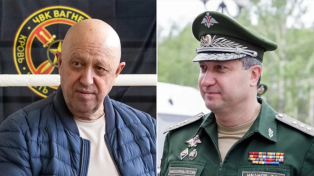 Евгений Пригожин и Тимур Иванов. Обложка © ТАСС / Лев Бородин, Ura.ru