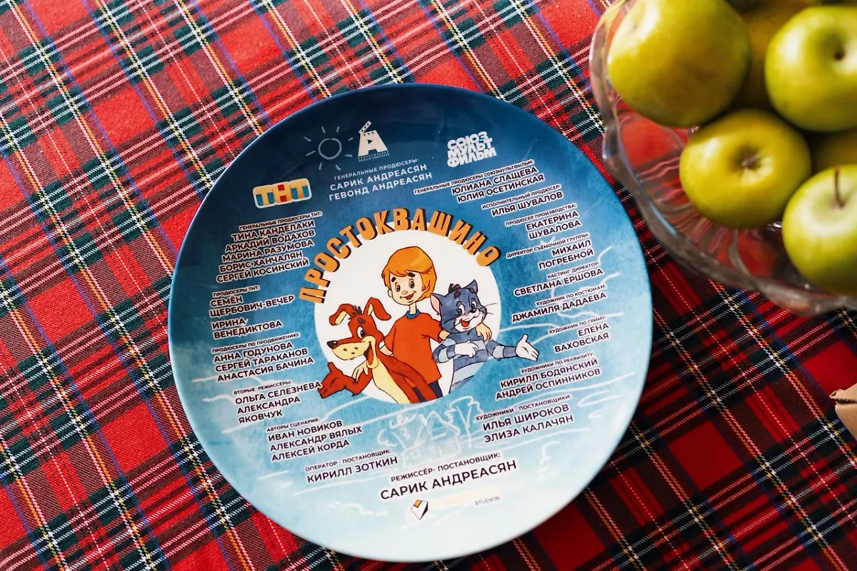 Кадр со съёмок "Простоквашино". Фото © Telegram / Союзмультфильм