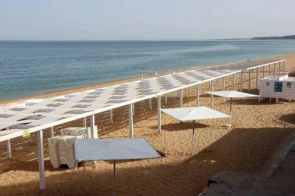 Пляж в Севастополе после атаки ВСУ. Обложка © ТАСС / Сергей Мальгавко