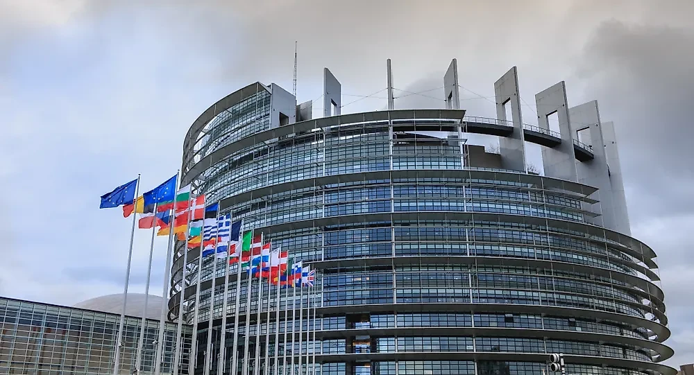 Здание Европейского суда по правам человека. Фото © Shutterstock / FOTODOM / Pierre-Olivier