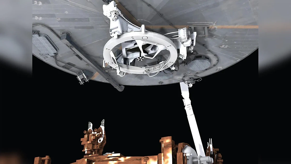 Стыковочное устройство, установленное на космическом телескопе Hubble. Фото © Esahubble.org