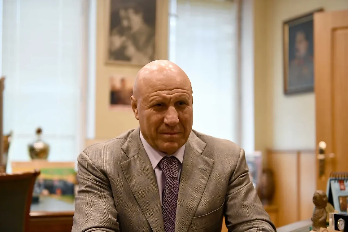 Глава Федерации спортивной борьбы России и член исполкома Международной федерации борьбы Михаил Мамиашвили. Обложка © Федерация спортивной борьбы России.