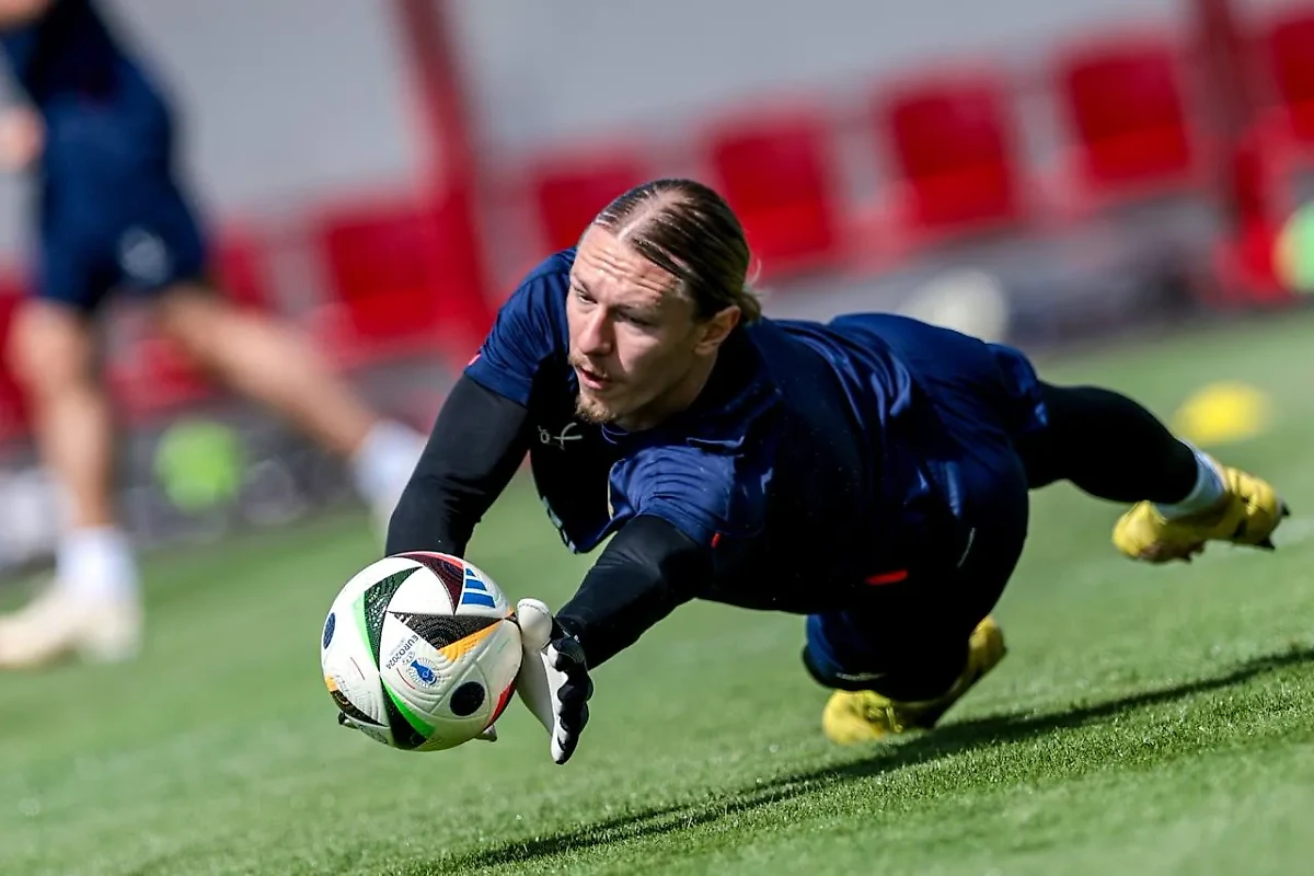 Матвей Сафонов. Фото © Telegram / Сборная России по футболу