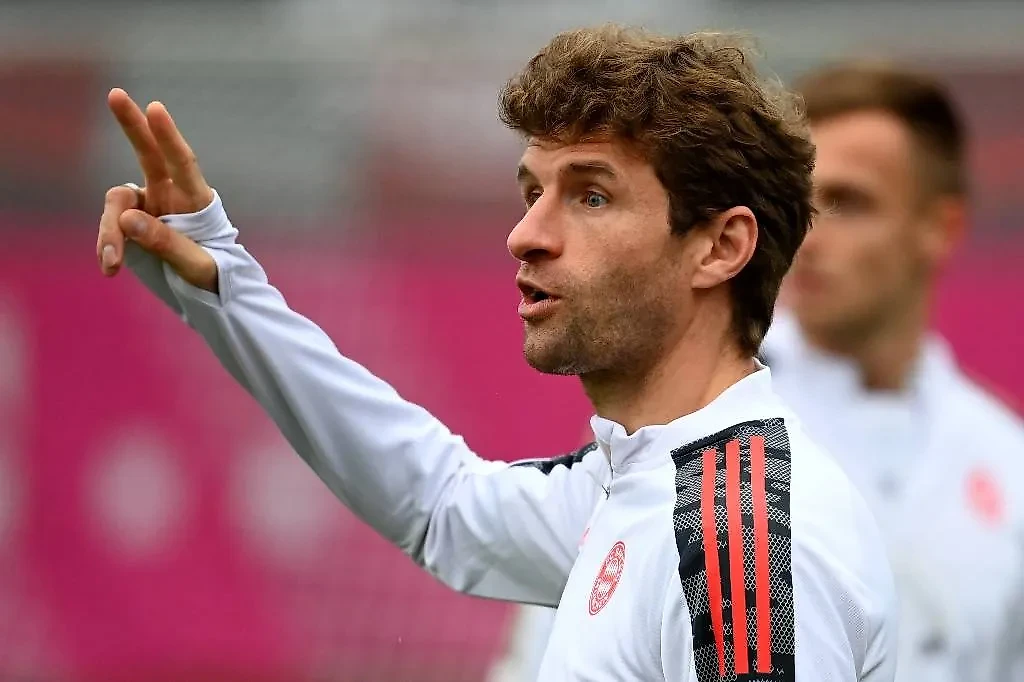 Томас Мюллер провёл более 130 матчей за сборную Германии. Обложка © Sven Hoppe/dpa