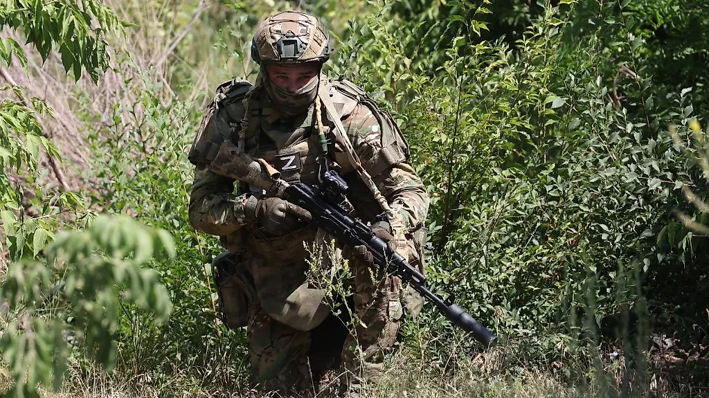 Военнослужащий ВС РФ в зоне проведения специальной военной операции. Фото © ТАСС / Александр Полегенько
