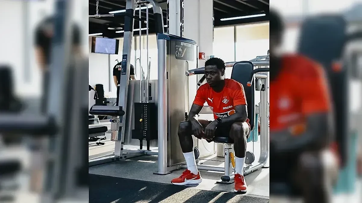 Экс-нападающий московского футбольного клуба "Спартак" Квинси Промес. Фото © Телеграм-канал ФК "Спартак-Москва"