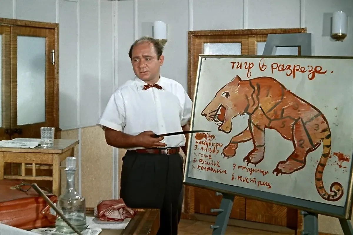 Евгений Леонов: актёр, которого признали в 35 лет. Фото © "Полосатый рейс" (1961), режиссёр Владимир Фетин, сценарист Алексей Каплер, Виктор Конецкий / Kinopoisk