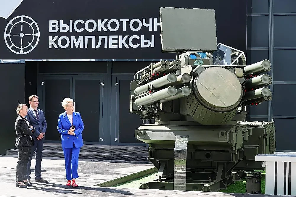Система противовоздушной обороны "Панцирь-СМД-Е". Фото © ТАСС / Михаил Климентьев