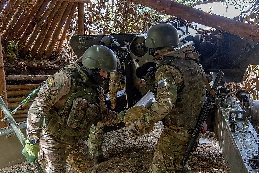 Российские военнослужащие в зоне проведения СВО. Фото © ТАСС / Алексей Коновалов