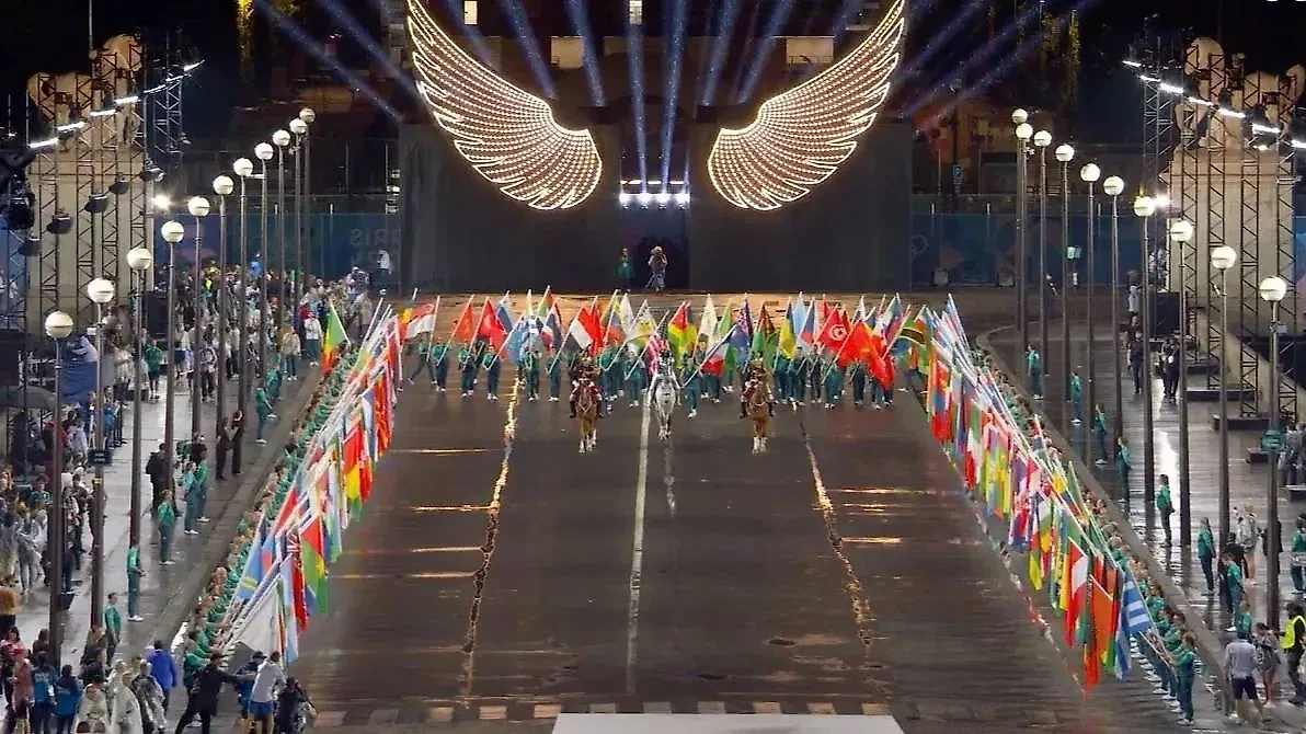 Церемония открытия Олимпийских игр в Париже. Обложка © X / Olympics
