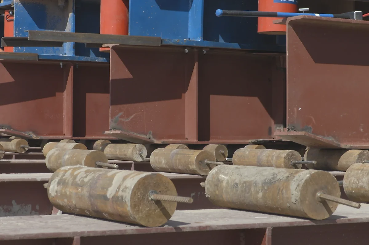 Передвижка водонапорной башни завода «Борец» на улице Складочной.в 2020 году. Фото © stroi.mos.ru / Фото Группы ПИК