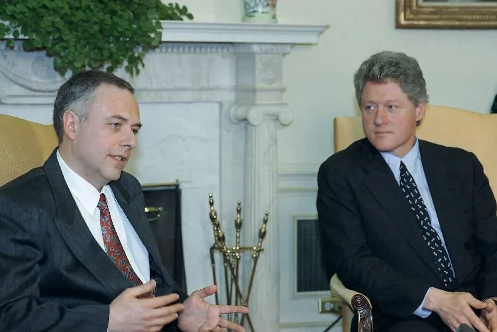 Андрей Козырев и Билл Клинтон. Фото © ТАСС / Эдуард Песов