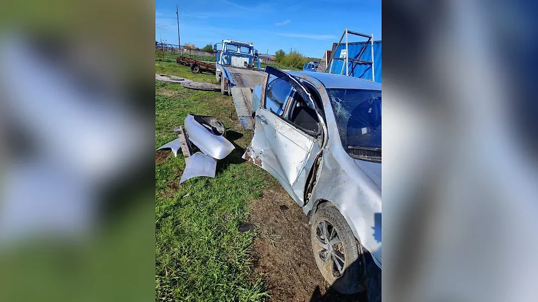 Место ДТП в Челябинской области. Обложка © Telegram / Полиция Южного Урала