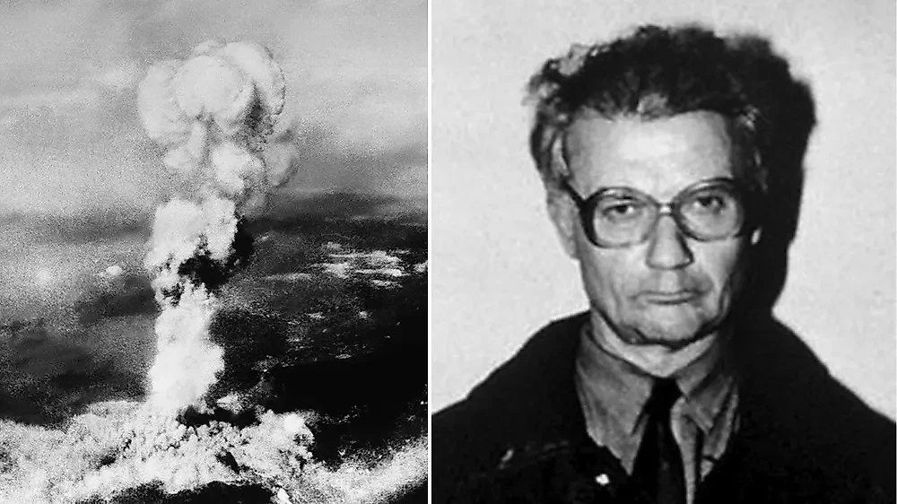 Кадры атомного взрыва в Хиросиме и фотография советского маньяка Андрея Чикатило. Обложка © ТАСС / АР, © Wikipedia