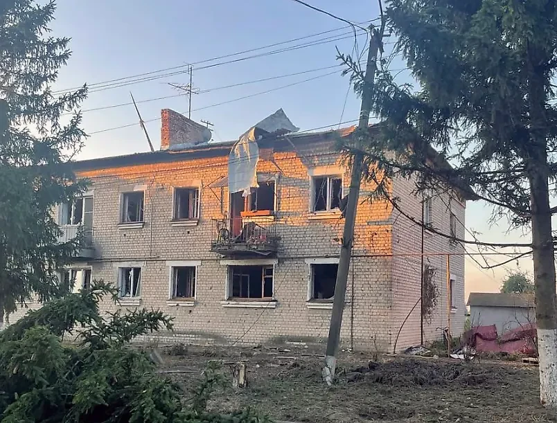 Последствия обстрела со стороны ВСУ Курской области. Обложка © Telegram / Алексей Смирнов