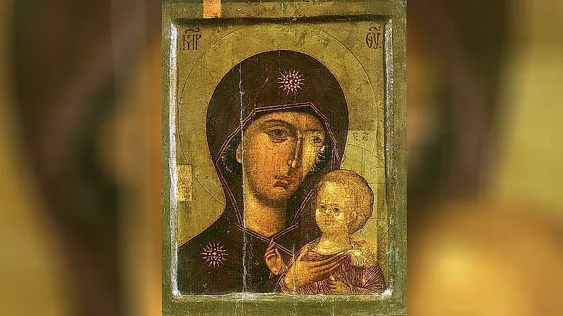 Десять странных фактов из жизни Евгения Петросяна. Петровская икона Божией Матери Успенского собора Московского Кремля. Фото © Wikipedia