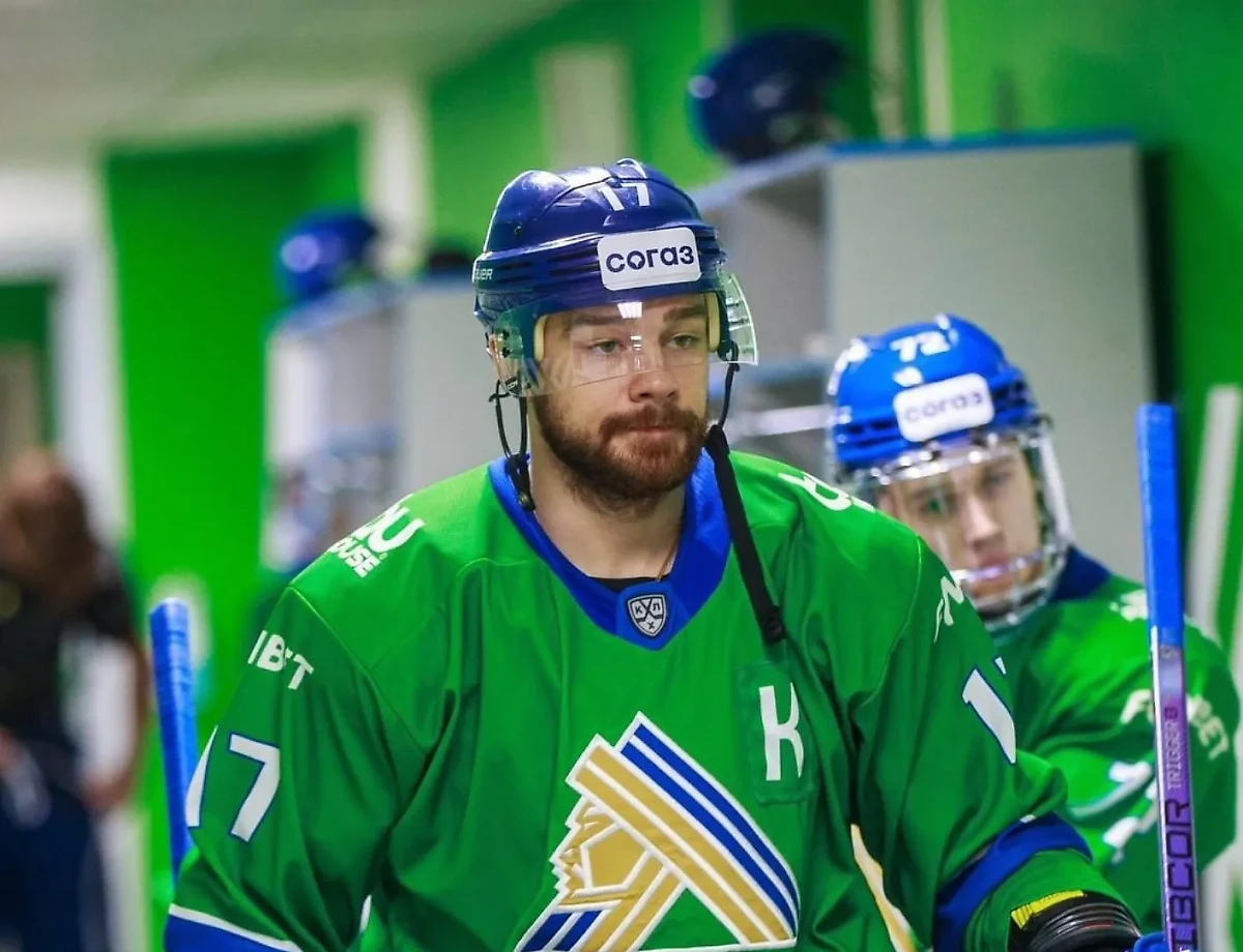 Глеб Кузьмин. Обложка © VK / ХК Салават Юлаев