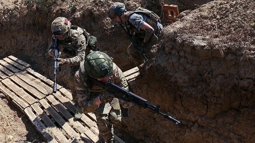 Работа штурмовых групп ВС РФ. Фото © ТАСС / Алексей Коновалов