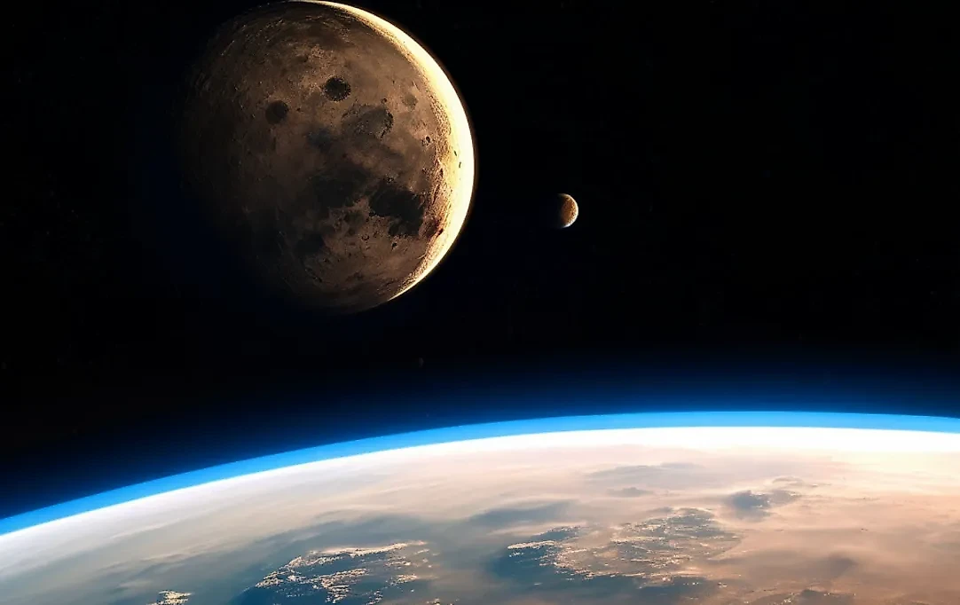 Учёные выяснили, что за новый спутник появился около Земли. Обложка © «Шедеврум»