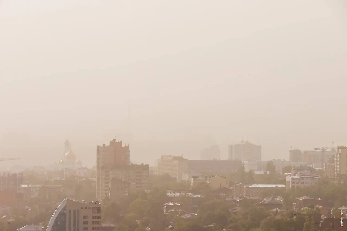 Пыльная буря в Ростове-на-Дону. Фото © Telegram / Это Ростов новости / Денис Демков