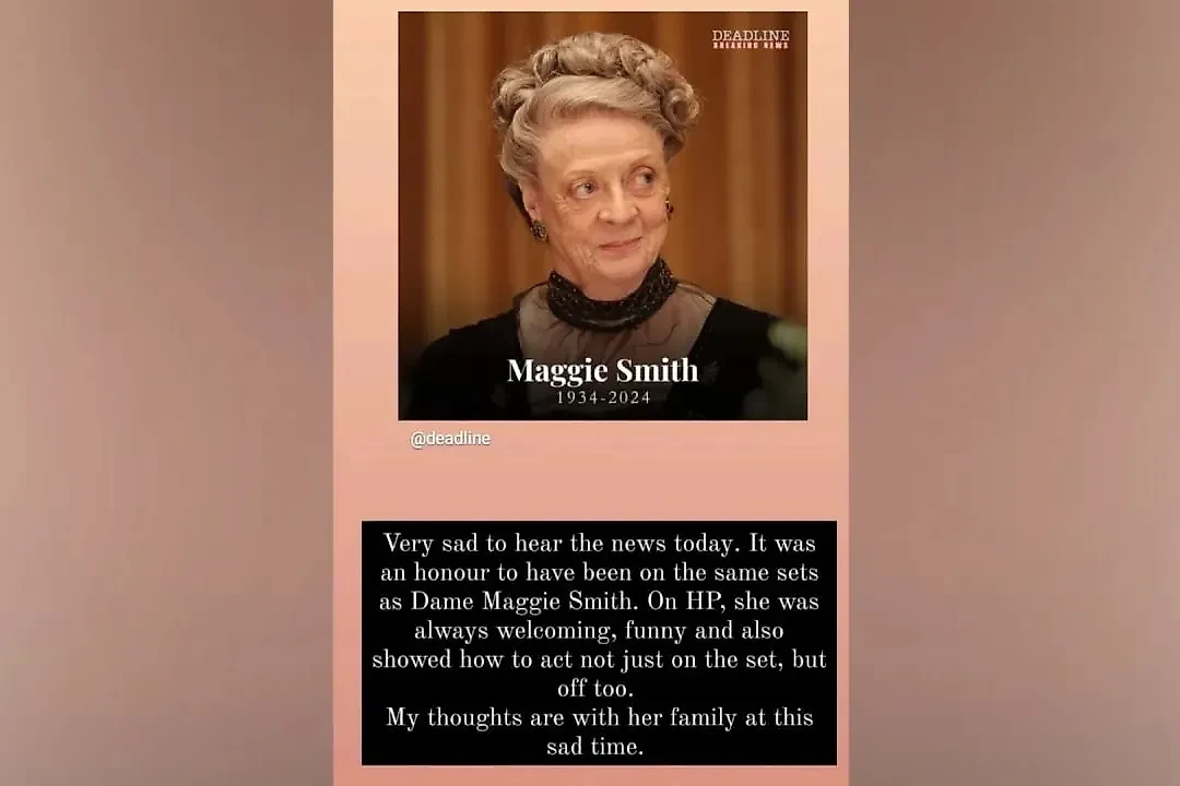 Джеймс Фелпсо смерти Мэгги Смит. Фото © Instagram (признан экстремистской организацией и запрещён на территории Российской Федерации)/ jamesphelps_pictures