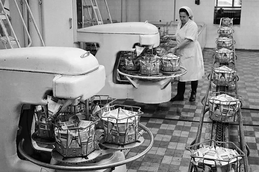 Откуда взялось молоко в треугольной упаковке в СССР? Фото © ТАСС / Николай Акимов, Василий Егоров