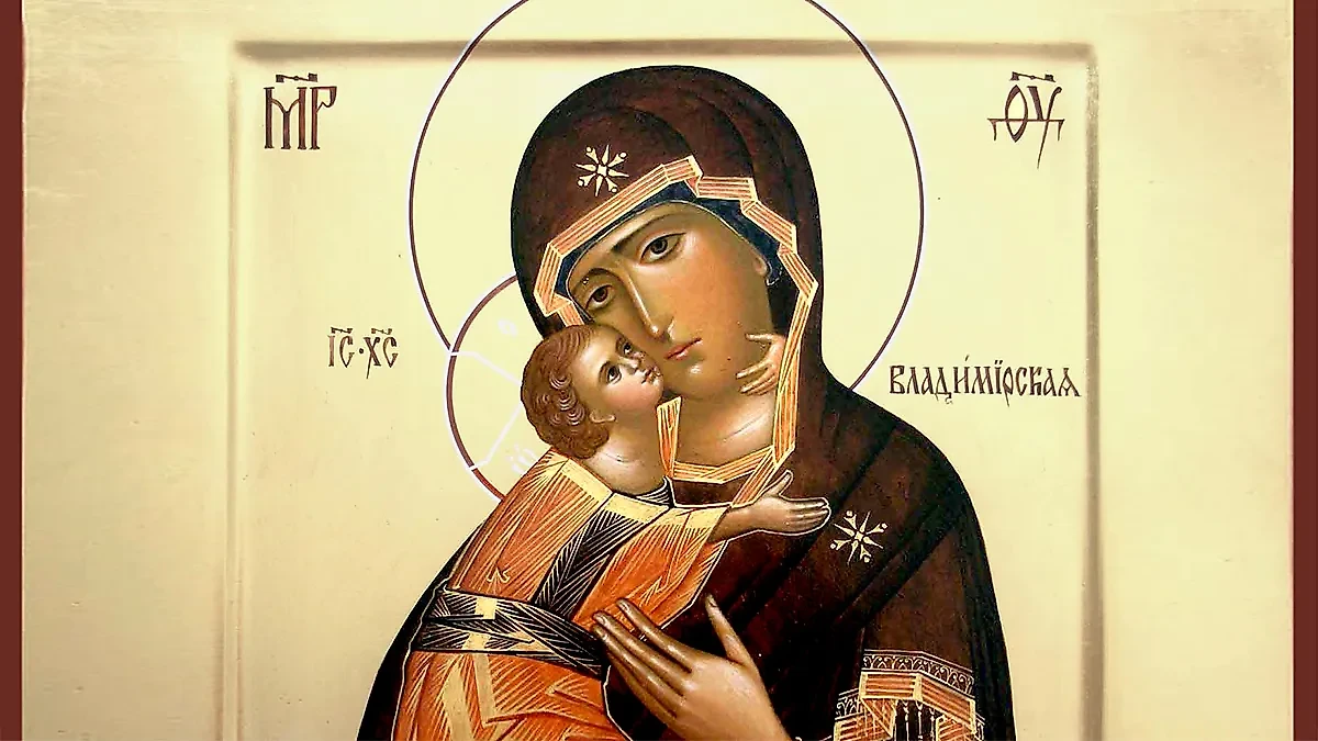 Что означает Сретение иконы Владимирской Божьей Матери: православный праздник 8 сентября. Обложка © Azbyka.ru