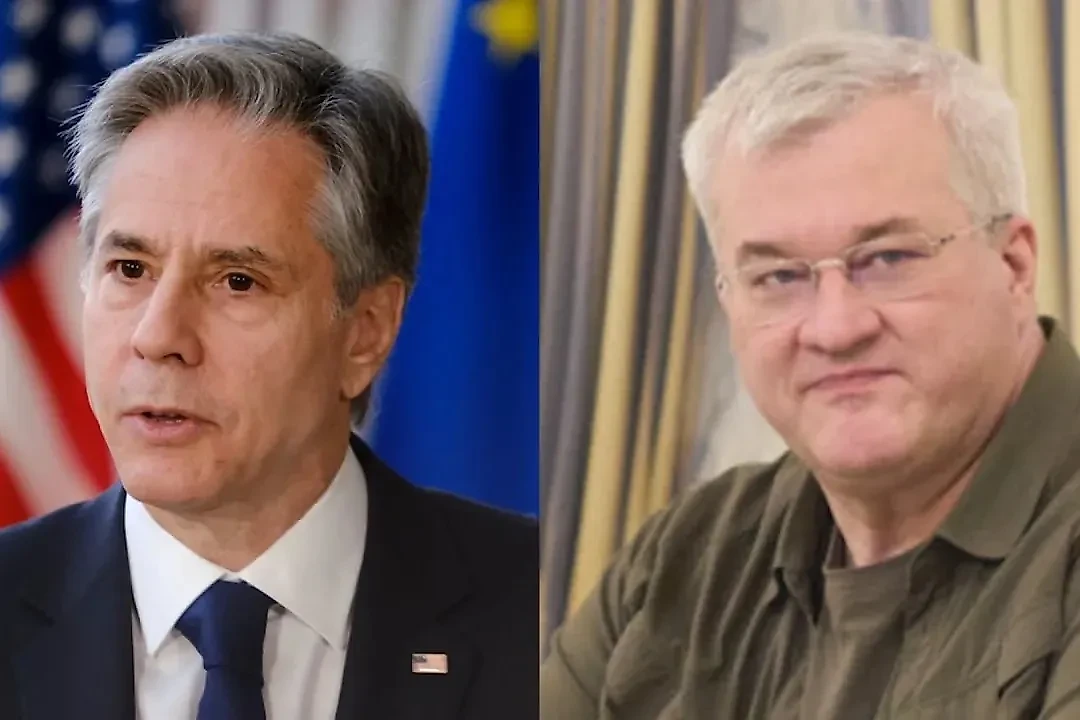 Госсекретарь США Энтони Блинкен провёл телефонный разговор с новым министром иностранных дел Украины Андреем Сибигой. Обложка © Shutterstock / FOTODOM / Alexandros Michailidis / Wikipedia / President Of Ukraine