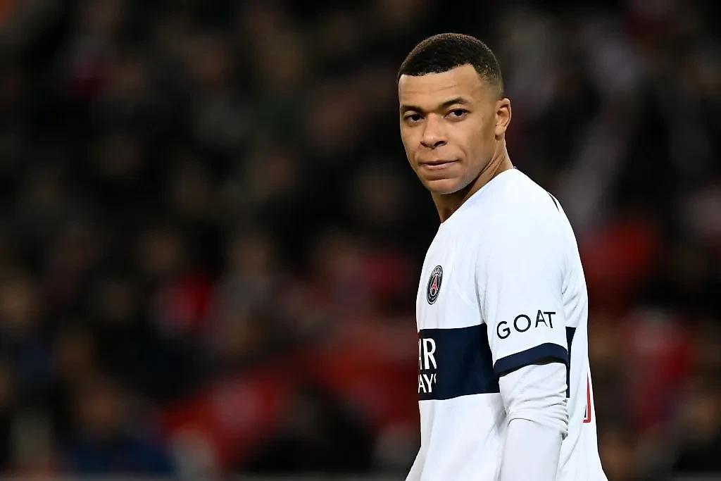 Футболист "Пари Сен-Жермен" Килиан Мбаппе. Обложка © Getty Images / Gerrit van Keulen / ANP