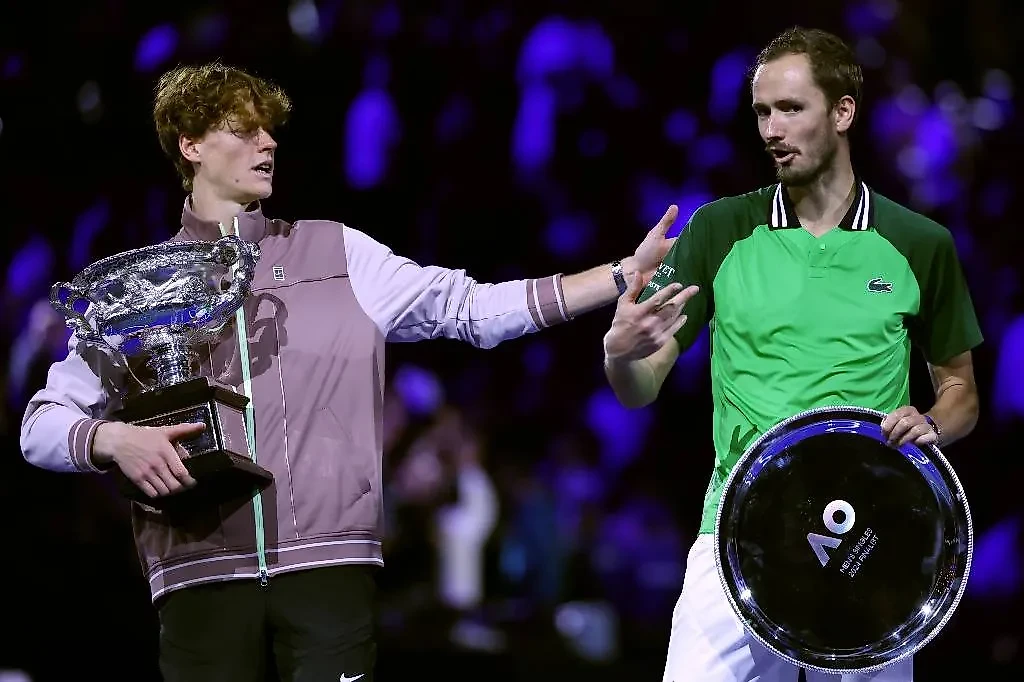 Теннисный турнир Australian Open, финал: Янник Синнер (Италия) – Даниил Медведев (Россия). Обложка © ТАСС / Asanka Brendon Ratnayake