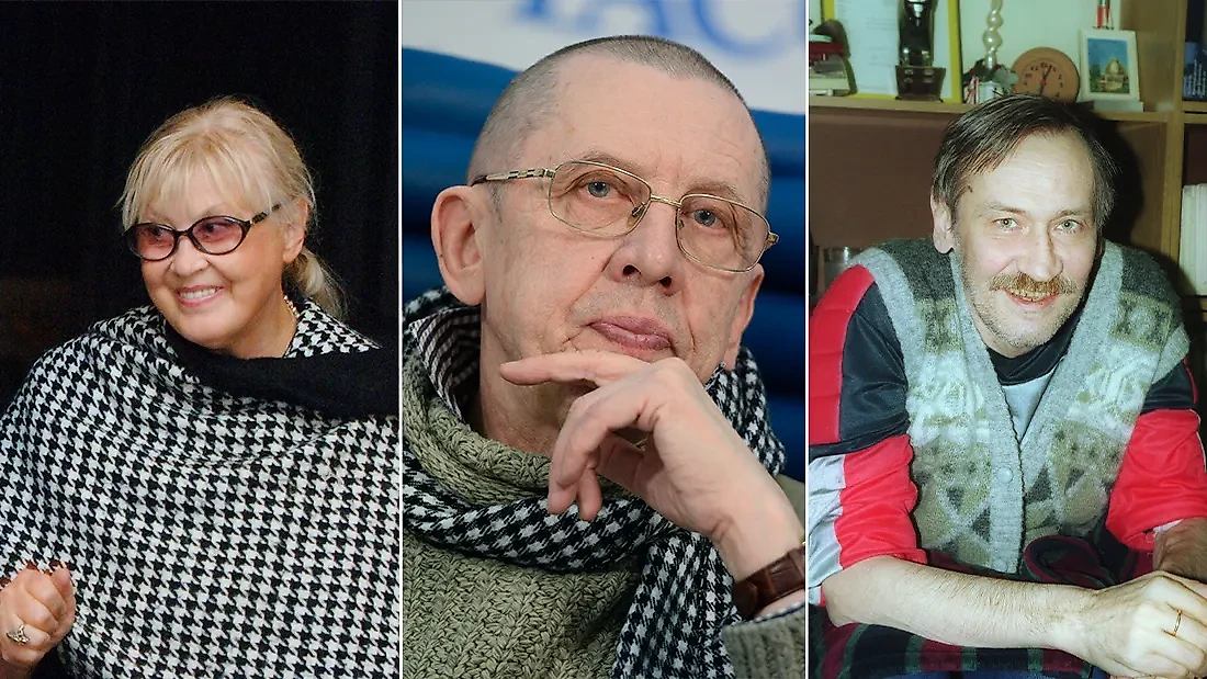 Сердце на двоих: когда актёры влюблены в одну женщину. Фото © ТАСС / Александр Саверкин, Юрий Машков, Ираклий Чохонелидзе