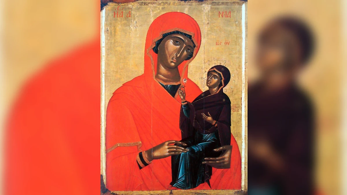 "Святая Анна с младенцем Марией", Греция, XV век. Фото © Wikipedia