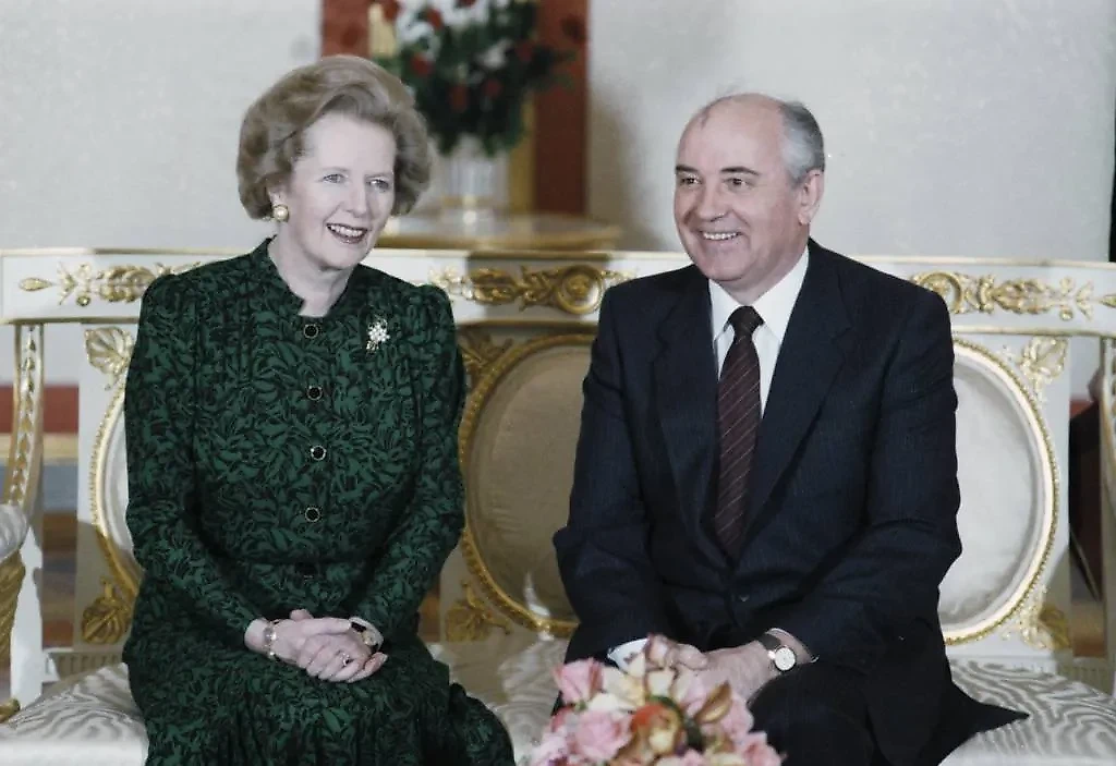 Москва. 30 марта 1987 г. Генеральный секретарь ЦК КПСС Михаил Горбачёв и премьер-министр Великобритании Маргарет Тетчер во время встречи в Кремле. Фото © ТАСС / Юрий Лизунов, Александр Чумичев