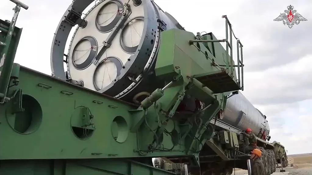 Гиперзвуковой ракетный комплекс "Авангард". Фото © Telegram / Минобороны России