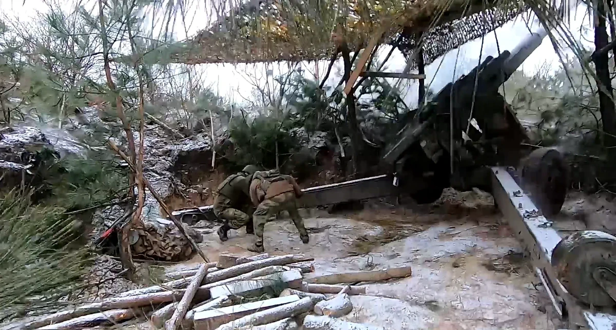 На Херсонском направлении подразделения группировки войск "Днепр". Фото © Telegram / Минобороны России