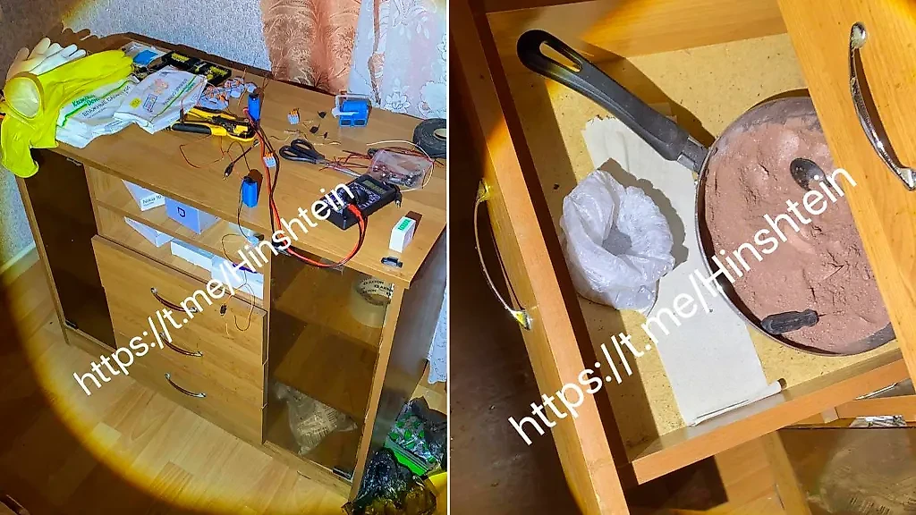 Компоненты для изготовления СВУ, найденные у мужчины, который готовил теракт под Самарой. Фото © Telegram / Александр Хинштейн