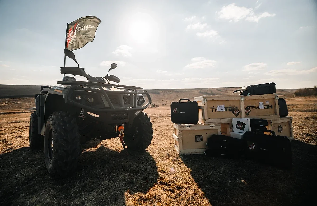 Собранная для белгородских военных амуниция. Фото © Предоставлено Life.ru