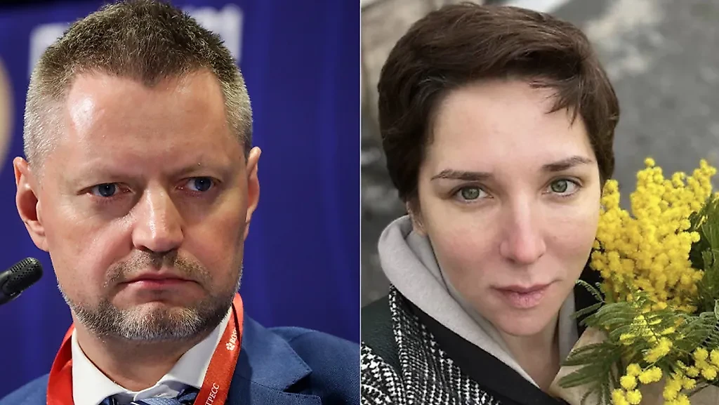 Алексей Пивоваров*, Екатерина Гордеева*. Фото © ТАСС / Кирилл Кухмарь, © T.me / Скажи Гордеевой