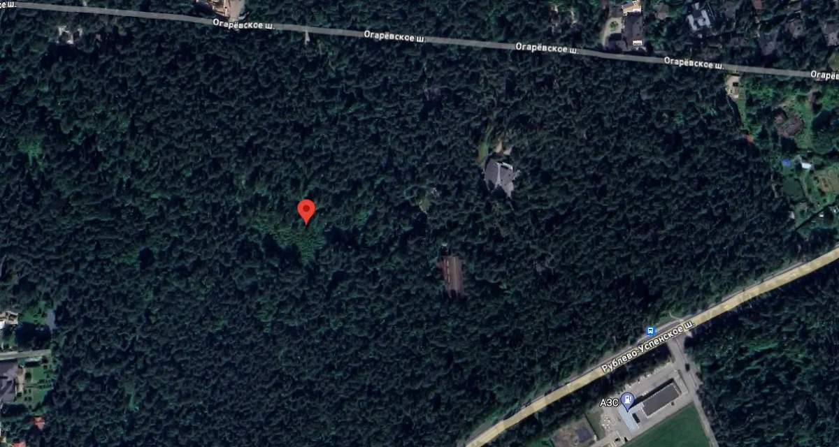 Лесные угодья и особняк Михаила Касьянова. Фото © Google Maps 