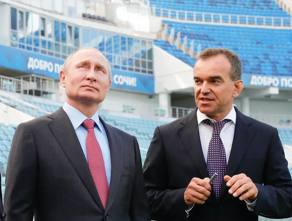 Владимир Путин и Вениамин Кондратьев. Обложка © ТАСС / Михаил Метцель