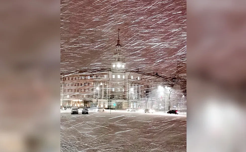 Воронеж заносит снегом. Фото © VK / Мой и твой Воронеж