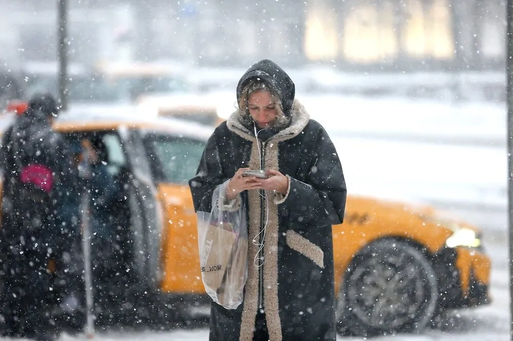 Патофизиолог посоветовал отказаться от гаджетов во время снегопадов. Обложка © Агентство "Москва" / Сергей Ведяшкин