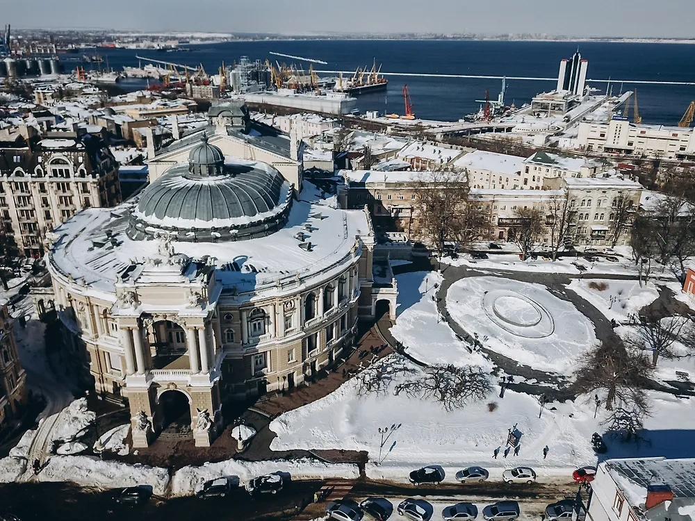 Вид на зимнюю Одессу. Фото © Shutterstock