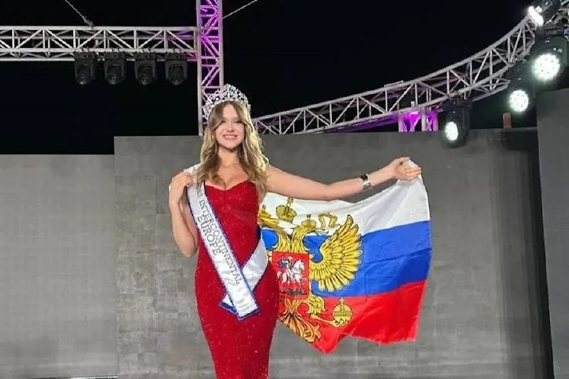 "Мисс Европа – 2023" Дарья Решта. Фото © Instagram (соцсеть запрещена в РФ; принадлежит корпорации Meta, которая признана в РФ экстремистской) / resthaaaa