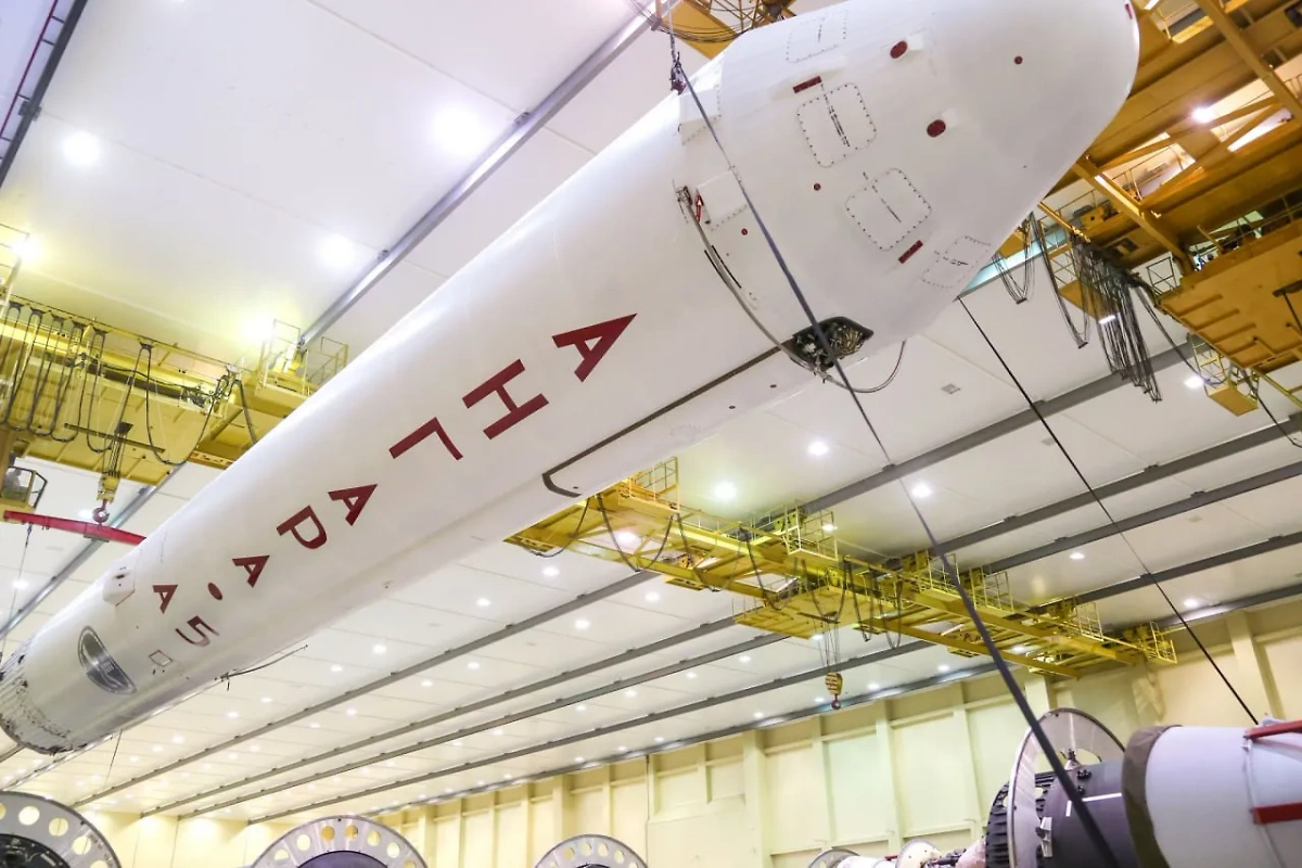 Первая лётная ракета-носитель "Ангара-А5". Обложка © t.me / Госкорпорация "Роскосмос"