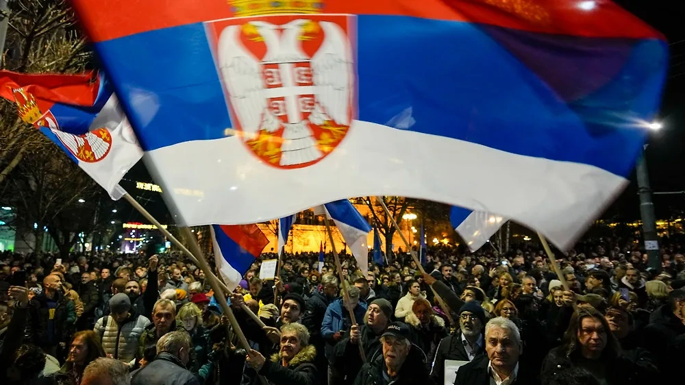 Для чего готовили госпереворот в Сербии и увенчаются ли эти попытки успехом? Обложка © ТАСС / АР / Darko Vojinovic