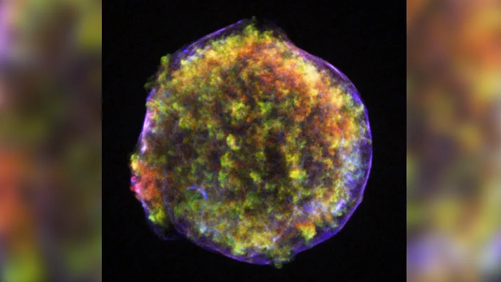 Остаток сверхновой Тихо (SN 1572). Фото © Wikipedia